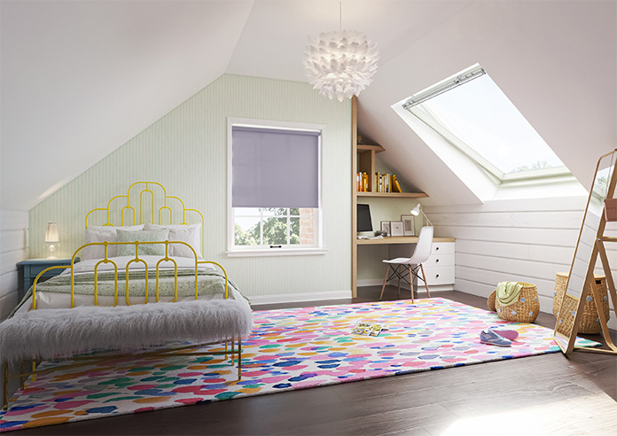 Roma, Light Purple - Twist&Fit Roller Blind - Image 7